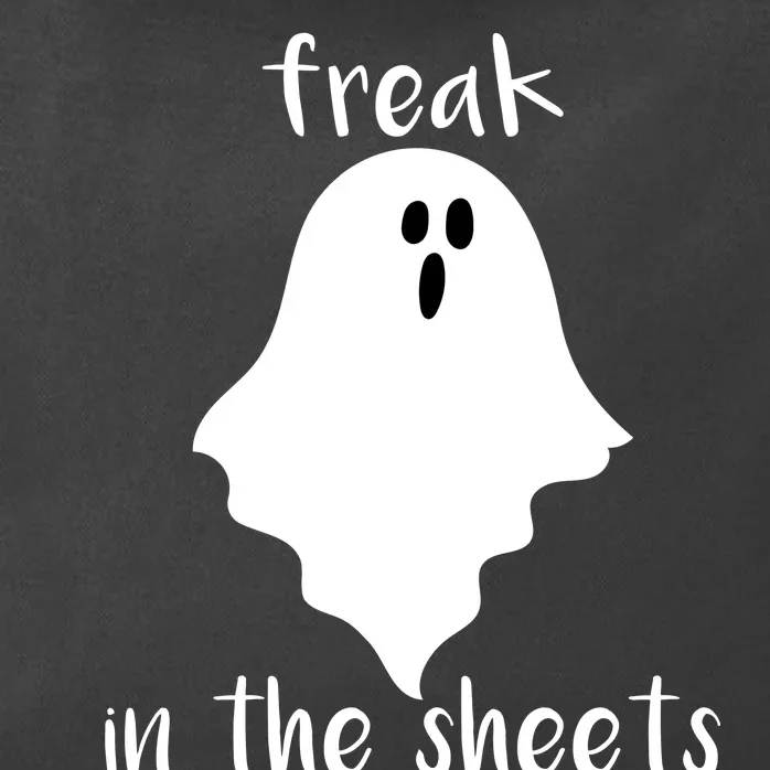 Freak in the Sheets Funny Halloween Zip Tote Bag