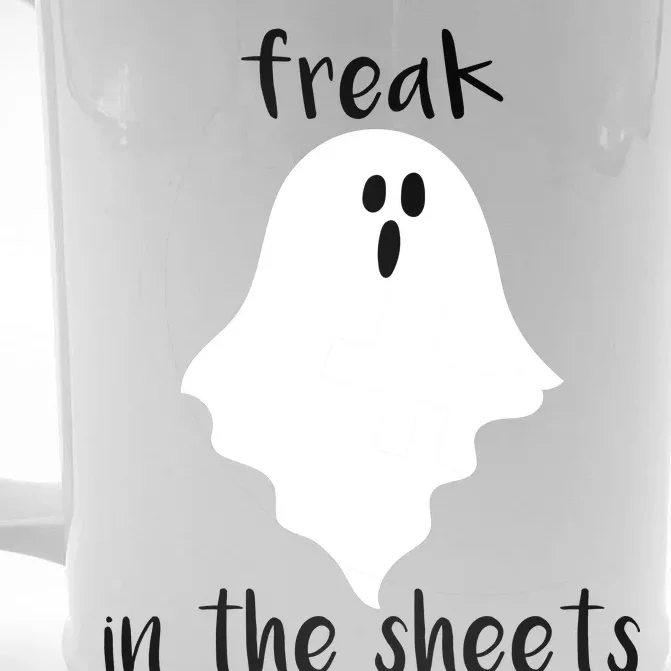 Freak in the Sheets Funny Halloween Front & Back Beer Stein