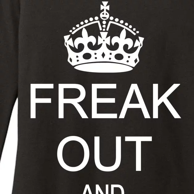 Freak Out And Break Stuff Womens CVC Long Sleeve Shirt