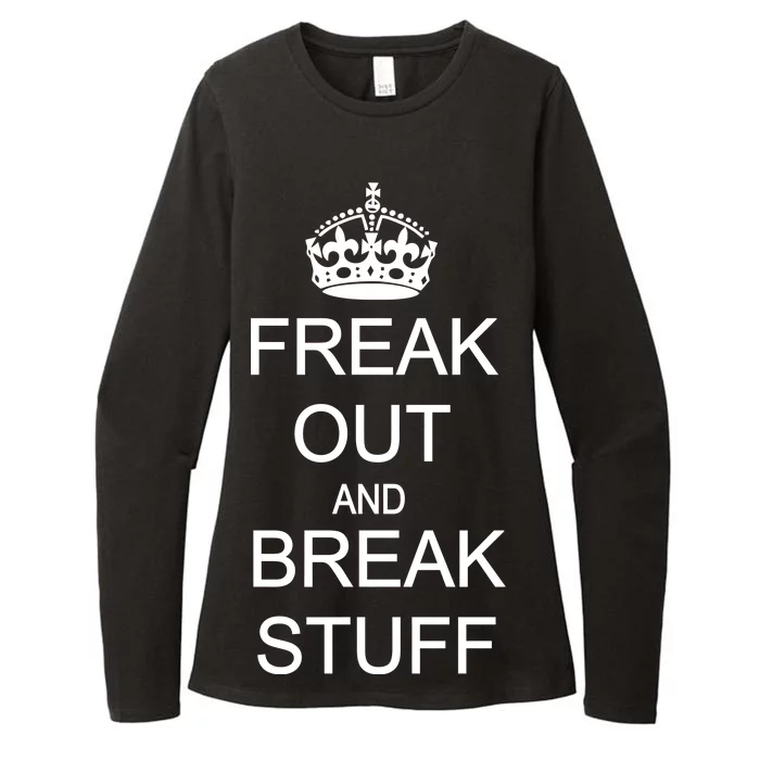 Freak Out And Break Stuff Womens CVC Long Sleeve Shirt