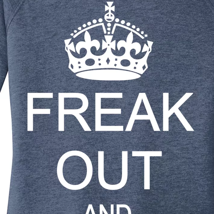 Freak Out And Break Stuff Women's Perfect Tri Tunic Long Sleeve Shirt