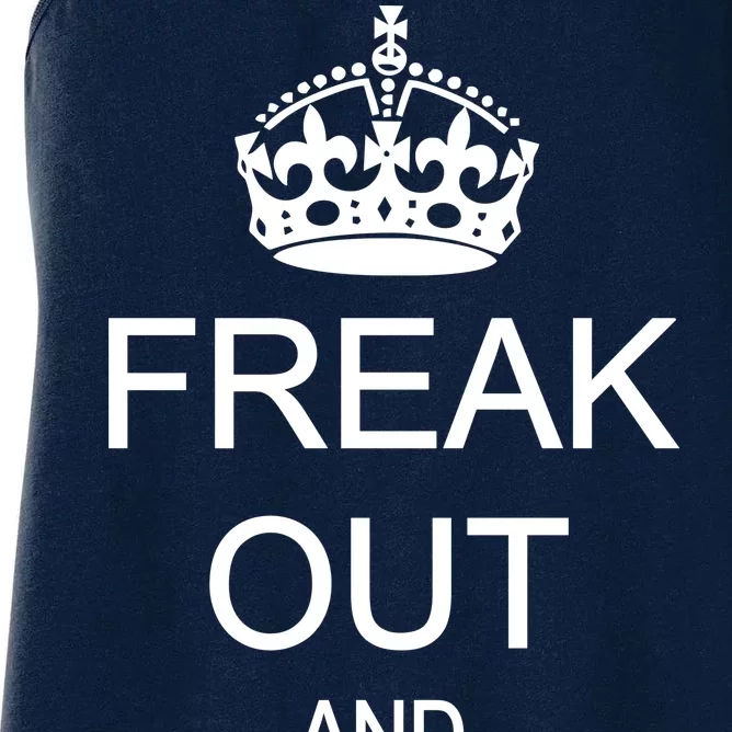 Freak Out And Break Stuff Women's Racerback Tank