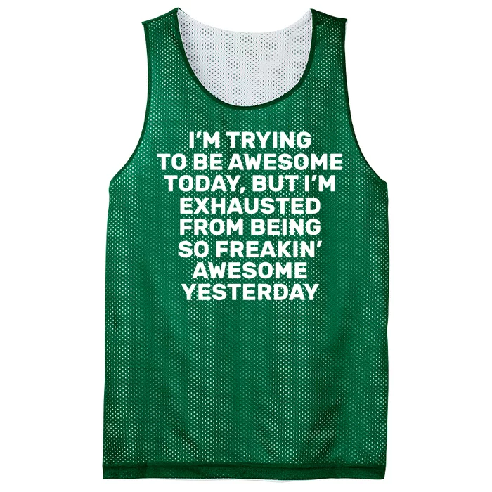 Freakin Awesome Mesh Reversible Basketball Jersey Tank