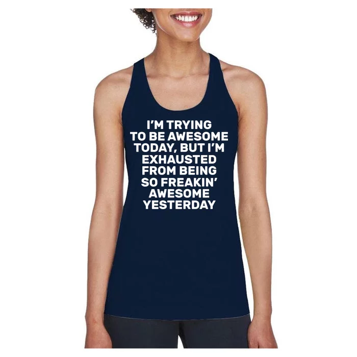 Freakin Awesome Women's Racerback Tank