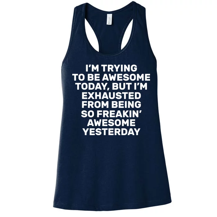 Freakin Awesome Women's Racerback Tank