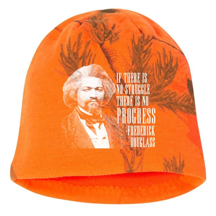 Frederick Douglass History Quote Kati - Camo Knit Beanie