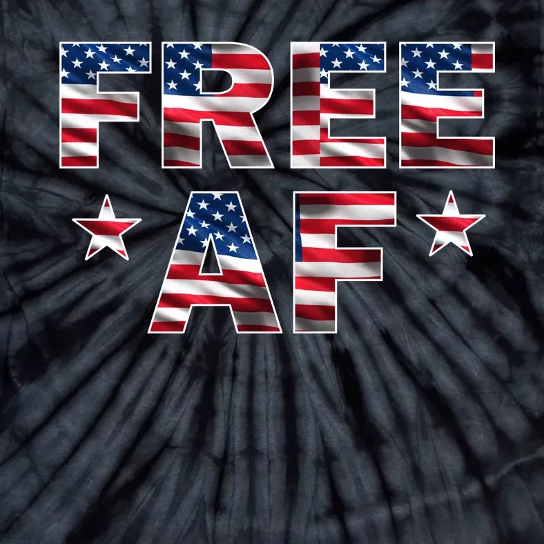 FREE AF American Pride USA Tie-Dye T-Shirt