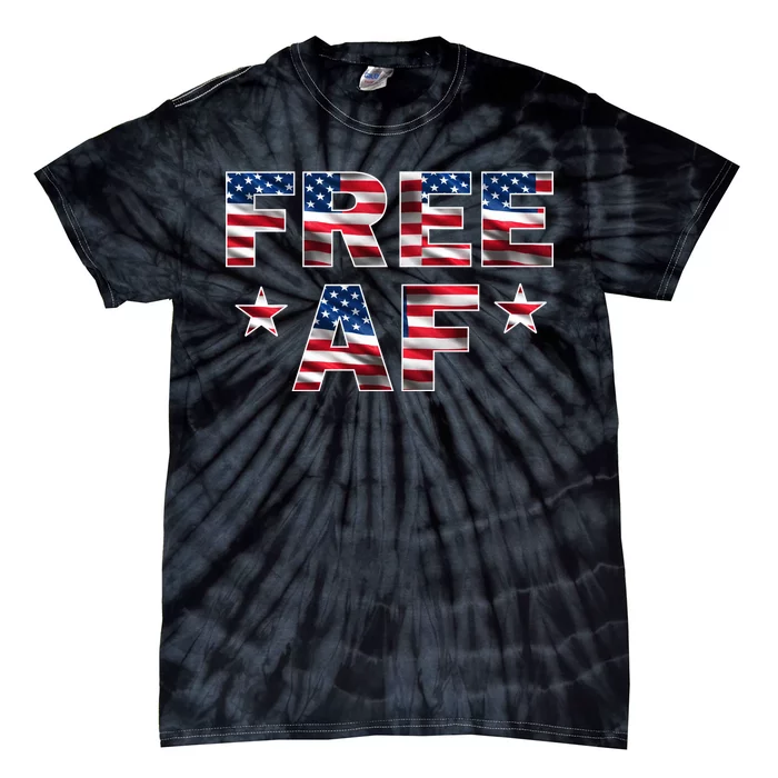 FREE AF American Pride USA Tie-Dye T-Shirt