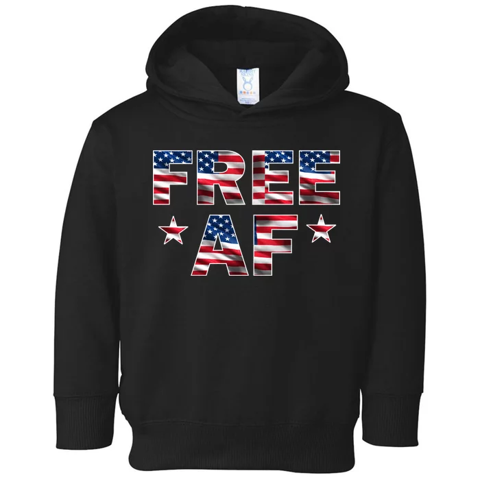 FREE AF American Pride USA Toddler Hoodie