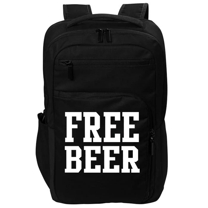 Free Beer Logo Impact Tech Backpack