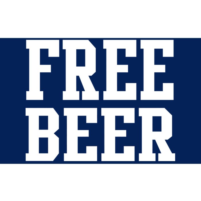 Free Beer Logo Bumper Sticker