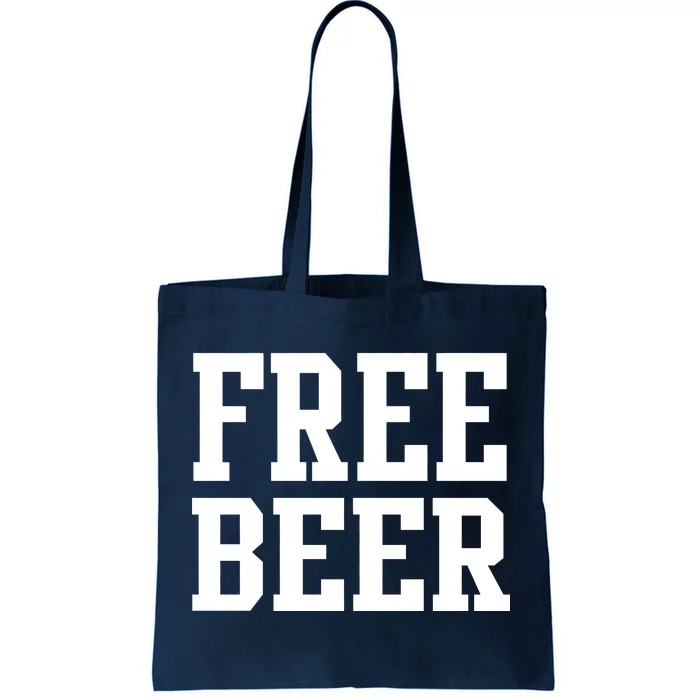 Free Beer Logo Tote Bag