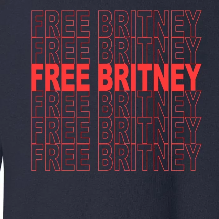 Free Britney Bag Logo Toddler Sweatshirt