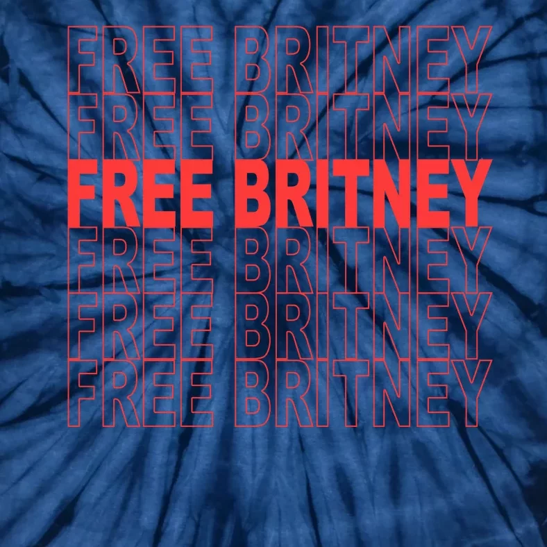 Free Britney Bag Logo Tie-Dye T-Shirt