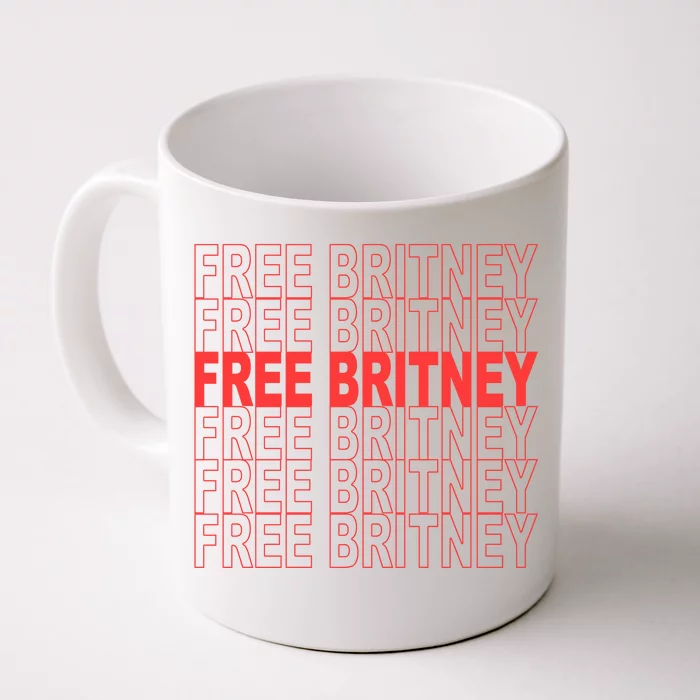 Free Britney Bag Logo Front & Back Coffee Mug