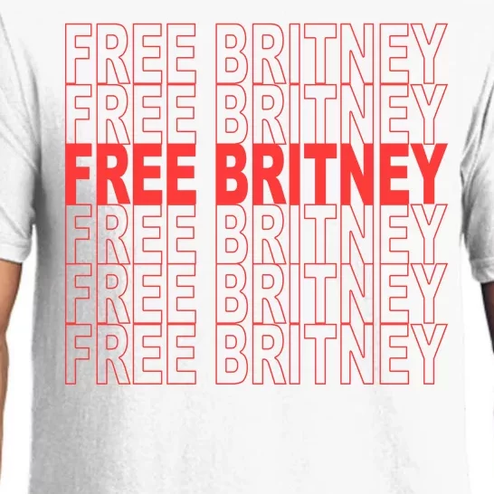 Free Britney Bag Logo Pajama Set