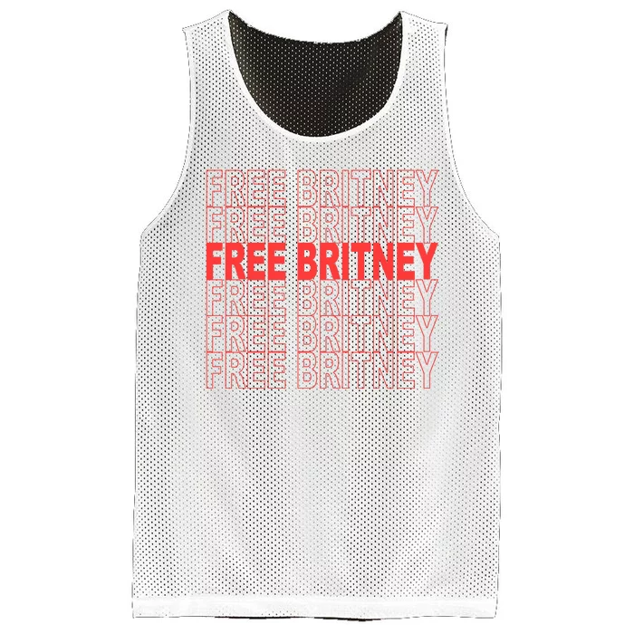 Free Britney Bag Logo Mesh Reversible Basketball Jersey Tank