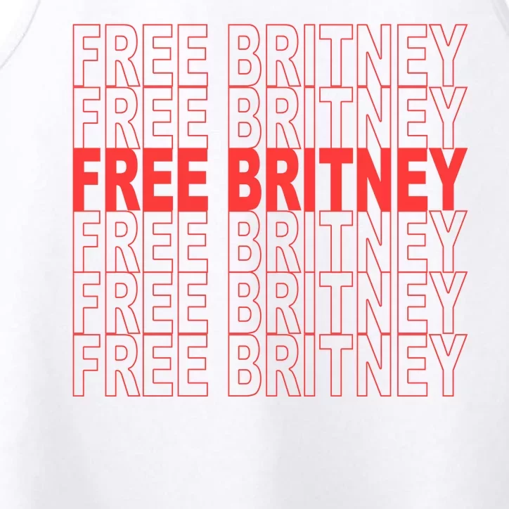 Free Britney Bag Logo Performance Tank