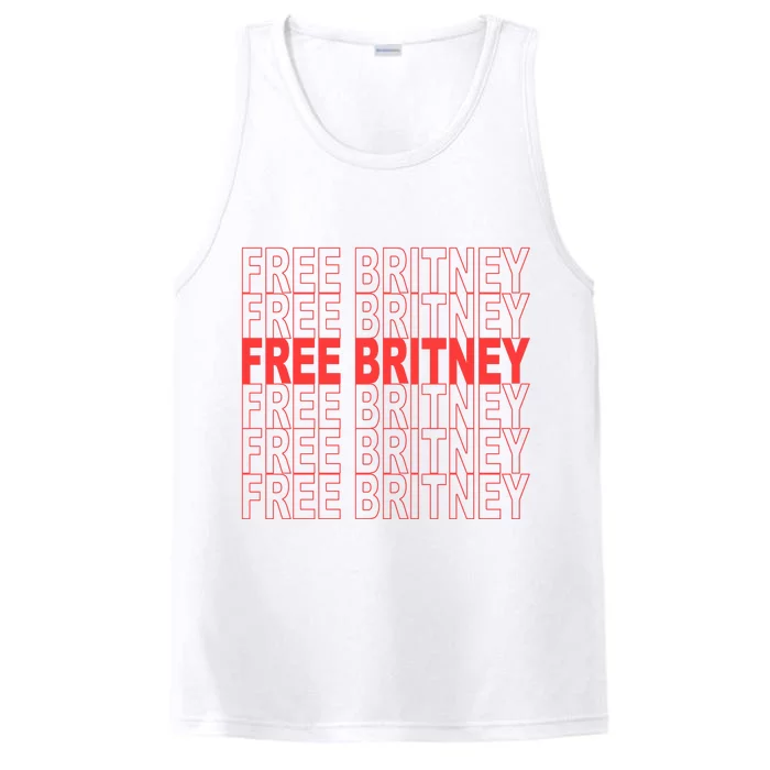 Free Britney Bag Logo Performance Tank