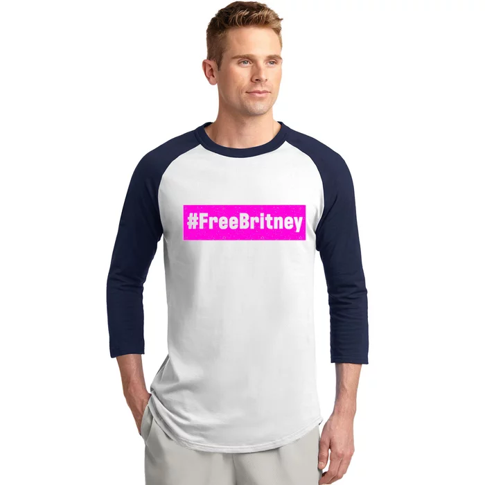 Free Britney Hashtag FreeBritney Baseball Sleeve Shirt