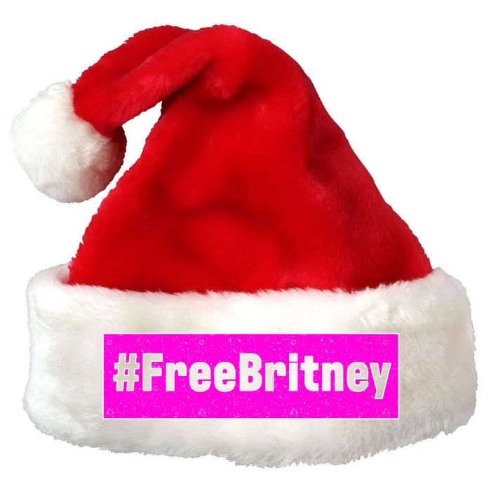 Free Britney Hashtag FreeBritney Premium Christmas Santa Hat