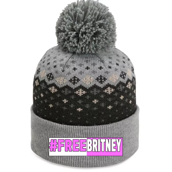 Free Britney Help Save Her The Baniff Cuffed Pom Beanie