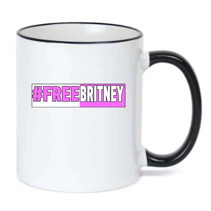 Free Britney Help Save Her Black Color Changing Mug