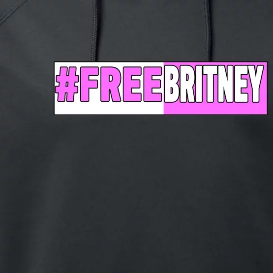 Free Britney Help Save Her Performance Fleece Hoodie