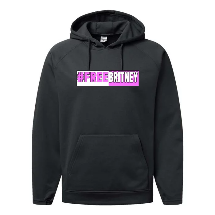 Free Britney Help Save Her Performance Fleece Hoodie