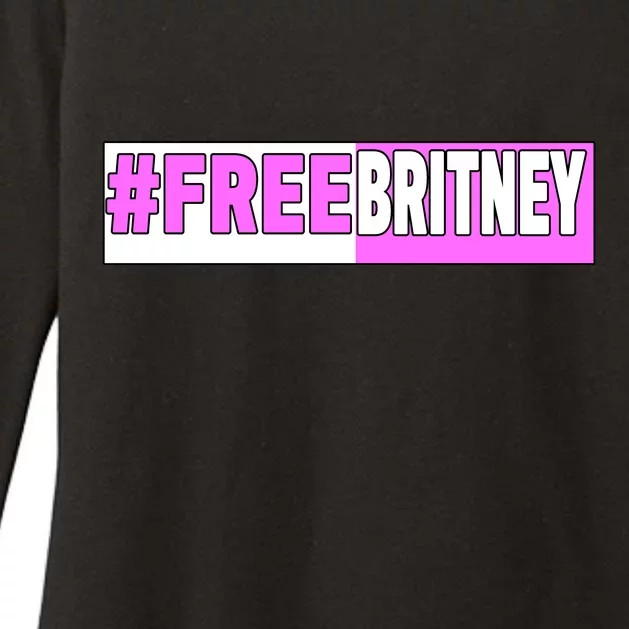 Free Britney Help Save Her Womens CVC Long Sleeve Shirt