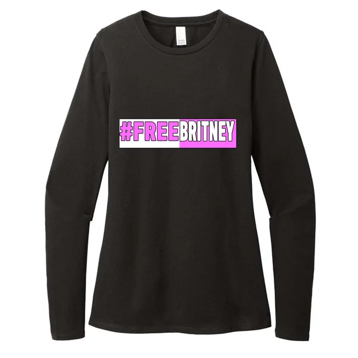 Free Britney Help Save Her Womens CVC Long Sleeve Shirt