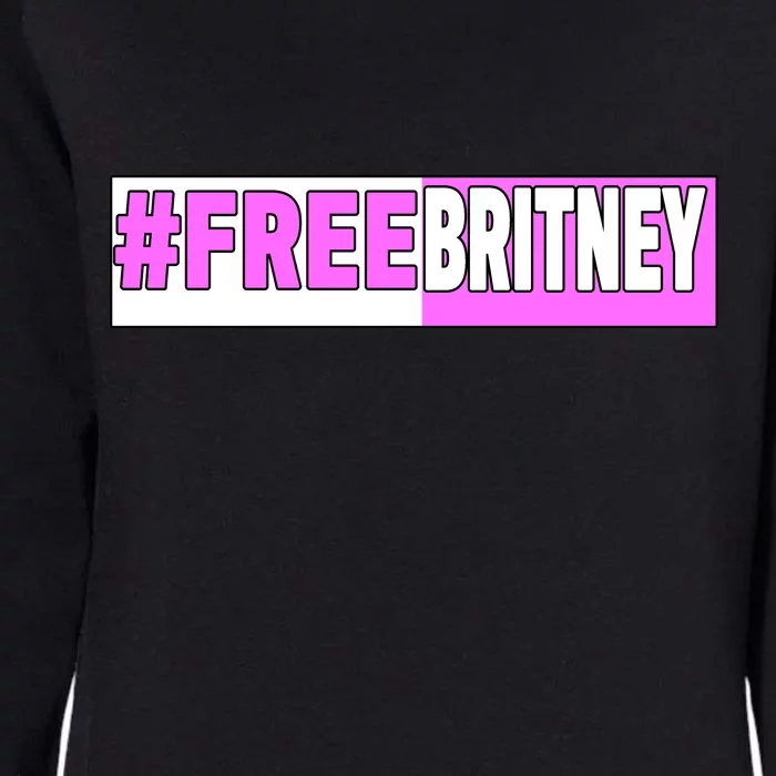 Free Britney Help Save Her Womens California Wash Sweatshirt