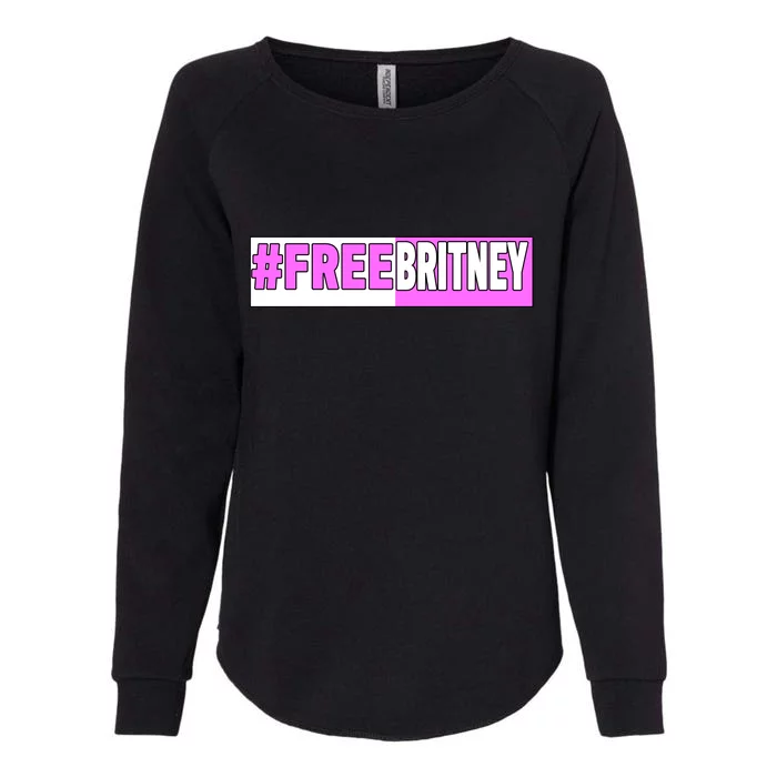 Free Britney Help Save Her Womens California Wash Sweatshirt