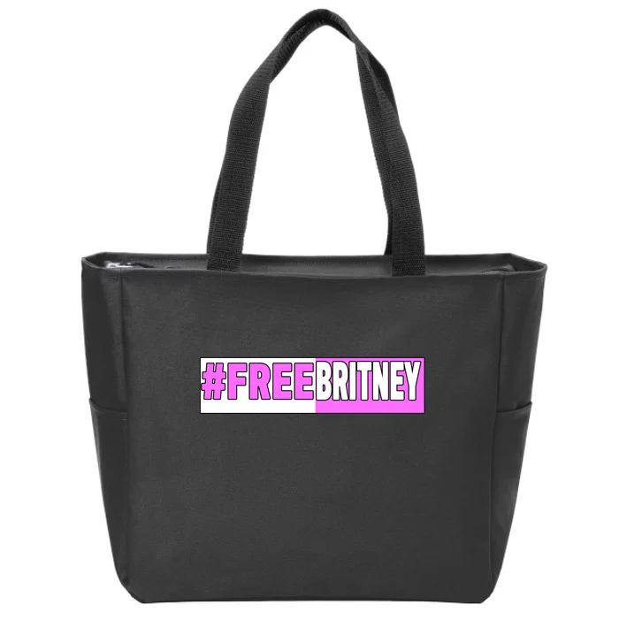 Free Britney Help Save Her Zip Tote Bag