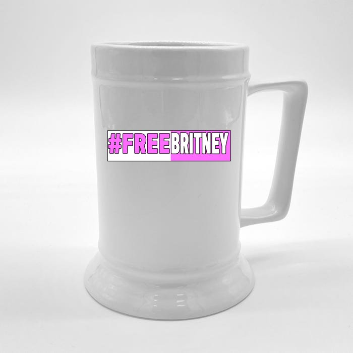 Free Britney Help Save Her Front & Back Beer Stein