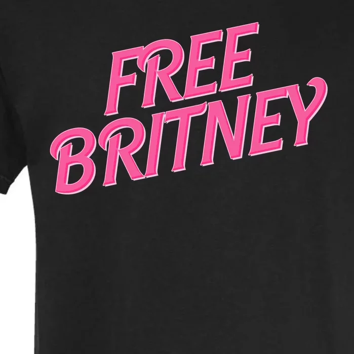 Free Britney Logo Garment-Dyed Heavyweight T-Shirt