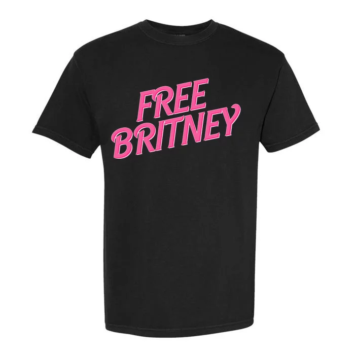 Free Britney Logo Garment-Dyed Heavyweight T-Shirt