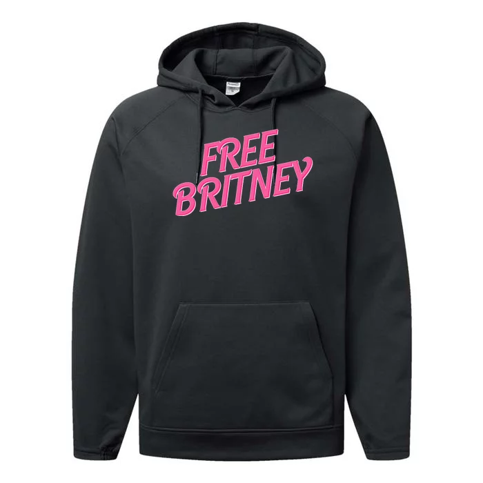 Free Britney Logo Performance Fleece Hoodie