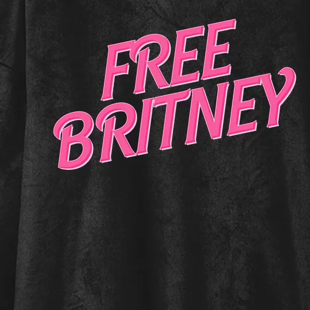 Free Britney Logo Hooded Wearable Blanket