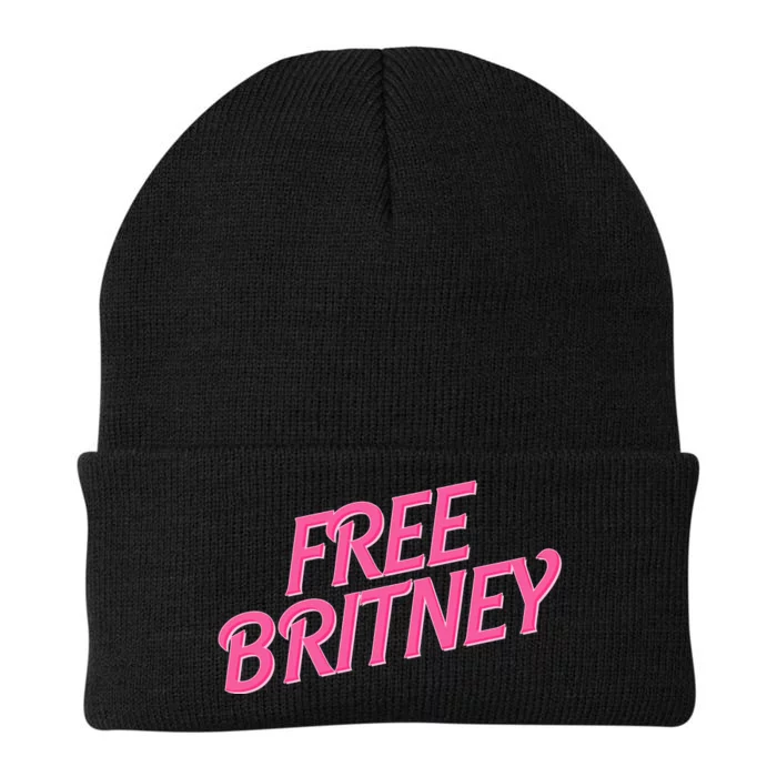 Free Britney Logo Knit Cap Winter Beanie