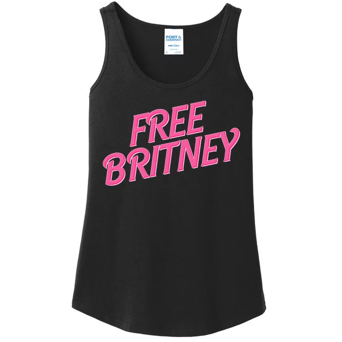 Free Britney Logo Ladies Essential Tank