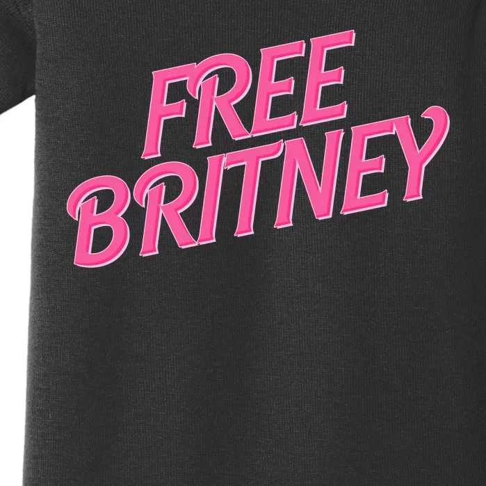 Free Britney Logo Baby Bodysuit