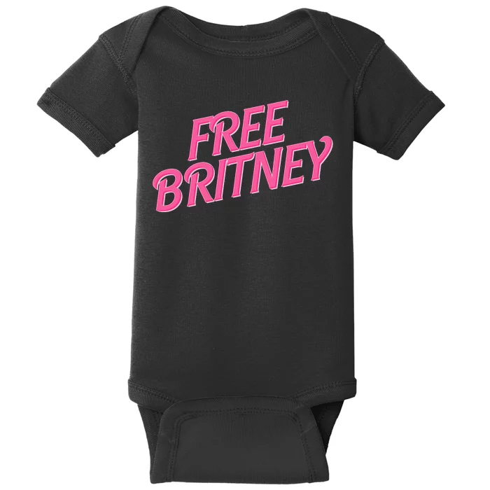 Free Britney Logo Baby Bodysuit