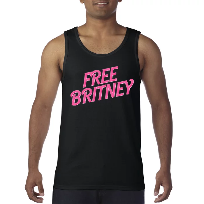 Free Britney Logo Tank Top