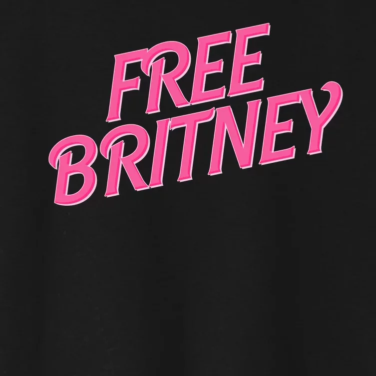 Free Britney Logo Women's Crop Top Tee