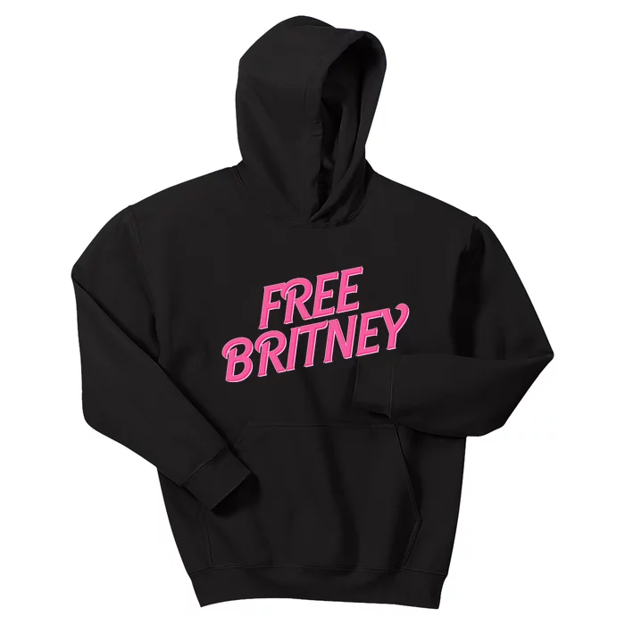 Free Britney Logo Kids Hoodie