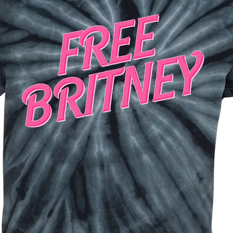 Free Britney Logo Kids Tie-Dye T-Shirt