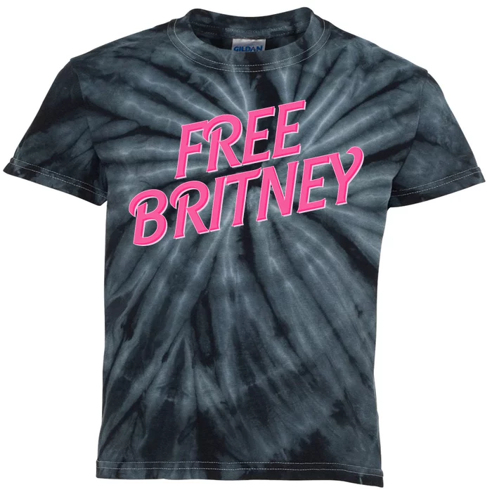 Free Britney Logo Kids Tie-Dye T-Shirt