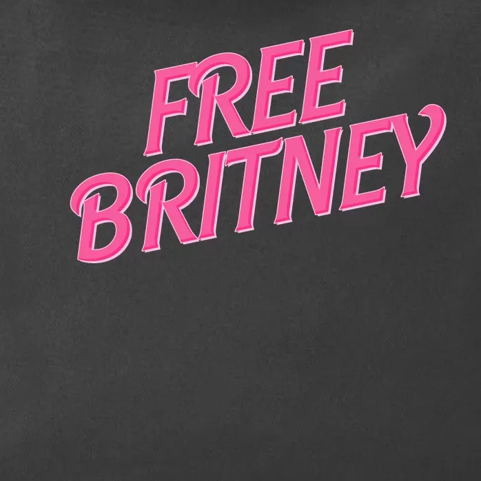 Free Britney Logo Zip Tote Bag