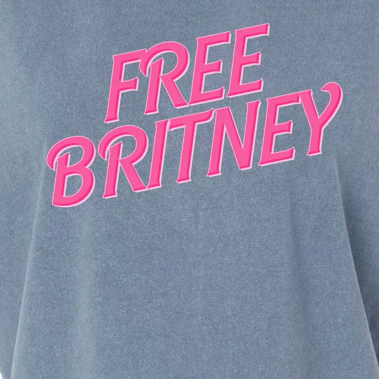 Free Britney Logo Garment-Dyed Women's Muscle Tee